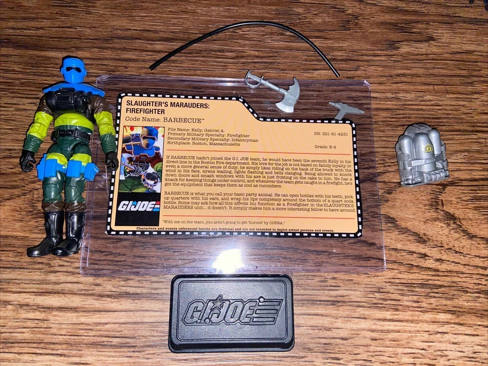 GIJoe C9 BARBECUE Slaughter’s Marauders 2018-19 FSS BBQ Complete + Filecard! - Image 1 of 4