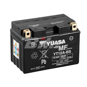 61386: Yuasa Batterie Yuasa YT12A-BS Combipack (Avec Electrolytique)
