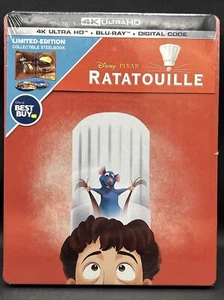 Ratatouille 4K UHD/Blu-Ray/Digital Copies Limited Edition Steelbook NEW - Imagen 1 de 3