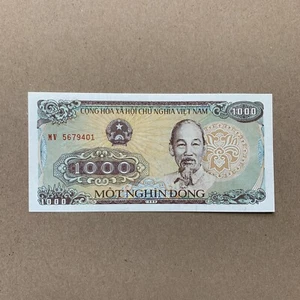 Vietnamese 1000 Dong Banknote. Vietnam Currency. Post Vietnam War Memorabilia  - Picture 1 of 2