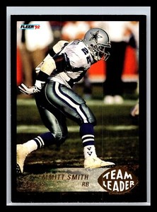 1992 Fleer #3 Emmitt Smith Team Leaders