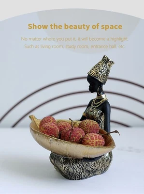 Fruit tray resin home fruit tray decoration Thai style desktop storage decoratio - Image 1 of 4