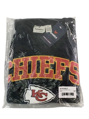 Camiseta Kansas City Chiefs Para Hombres XLT Negra NFL Fútbol Manga Larga Térmica Crew Foto 1 de 4