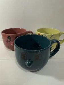 Livingware Connection Grün Gelb Rot Tasse/Becher mit Smiley Gesicht 3 D Nase - Bild 1 von 2