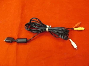 Genuine Sony OEM RCA AV Audio/video Cable For PlayStation PS1 PS2 PS3 0774 - Picture 1 of 3