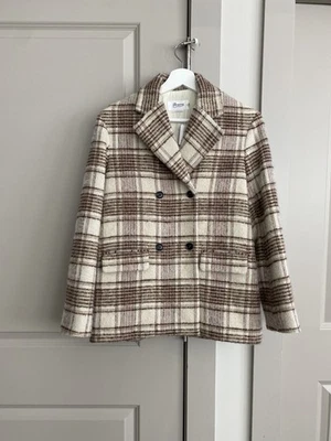 Chaqueta a cuadros de lana Bonpoint Girl talla 14y $720 Foto 1 de 4