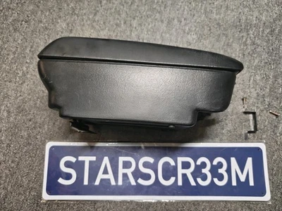 Subaru Impreza 2002-2004 consola central reposabrazos extensión negro con soporte de metal Foto 1 de 4