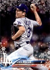 2018 Topps WALMART HOLIDAY SNOWFLAKE #HMW92 Kenta Maeda LOS ANGELES DODGERS