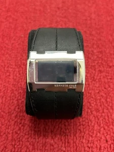 Kenneth Cole KC1292 Digital Unisex Thin Watch Working (Needs Battery) - Picture 1 of 4