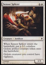 Magic the Gathering MTG Sensor Splicer (22) New Phyrexia   LP