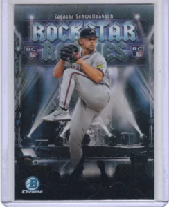 Spencer Schwellenbach 2025 Bowman Chrome Rockstar Rookies Insert RC #RR-19 - Picture 1 of 2