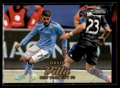 2017 Topps Stadium Club MLS Soccer GOLD #1 David Villa - New York City FC - Image 1 of 2