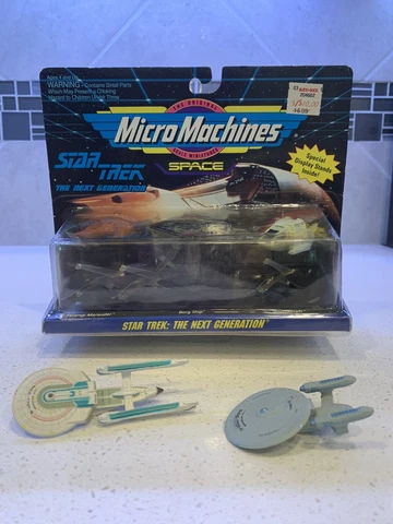 1993 Star Trek The Next Generation Micro Machines Collection 4 + 2 more ships Cover