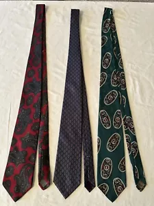 Lote de 3 corbatas para hombre Nordstrom Robert Talbott, Talbott Studio, Ferrell Reed - Imagen 1 de 10