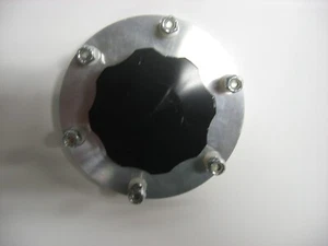 CONJUNTO TAPA PILA COMBUSTIBLE ROSCADA JAZ BILLET 6 PERNOS - Imagen 1 de 3