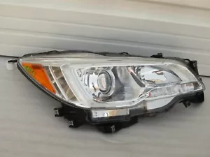 2015-2017 Subaru Legacy / Outback RIGHT Passenger OEM Halogen Chrome Headlight - Picture 1 of 11