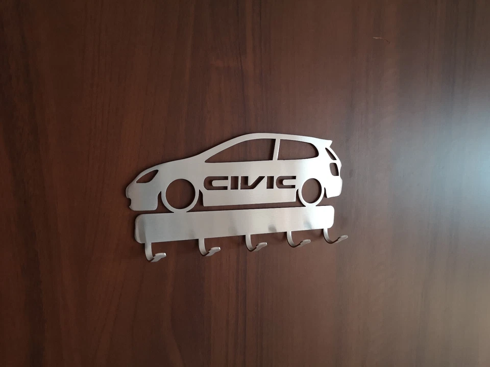 Porta llaves colgador Honda Civic Ep3 tipo R tipo S Vtec Si 2.0 7 Gen acero inoxidable Foto 1 de 4