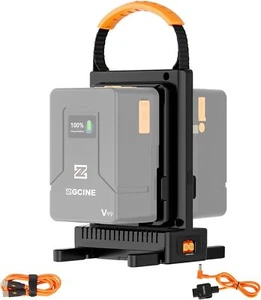 ZGCINE VM-C2 Kit 2-Channel V-Mount V-Lock Battery Charger USB-C PD Fast Charging - Picture 1 of 10