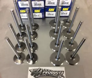GM LS V8 1999 To 2007 4.8L 5.3L Stock Valve Set 16 SB International 01934 01935 - Picture 1 of 12