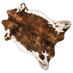 Faux Cowhide Rug Non-Slip Western Decor Area Rug for Living Room 43"x29" - Picture 1 of 7
