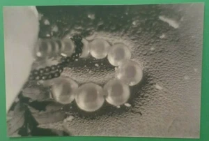 Frozen Pearl Necklace 2000's Original Gelatin Silver Photograph - Picture 1 of 2