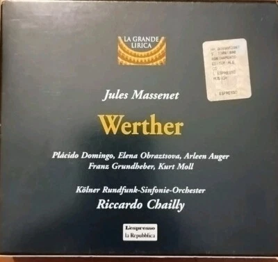 CD + Libretto La Grande Lirica Werther Jules Massenet Placido Domingo Obraztsova - Immagine 1 di 2