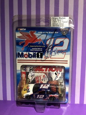 NASCAR Jeremy Mayfield #12 Mobile 1 autographed signed 1:64 CAR PLEASE READ INFO - Image 1 of 3