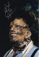 BILL JOHNSON signed Autogramm 20x30cm TEXAS CHAINSAW in Person autograph COA