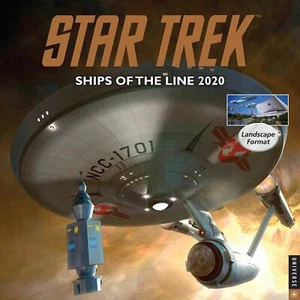 Star Trek Ships of the Line 12 Month 2020 Wall Calendar NEW SEALED - Picture 1 of 2