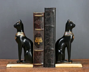 Resin Egyptian Cat Statue Figurine Craft Gift Home Decoration Ornament S Size - Picture 1 of 12