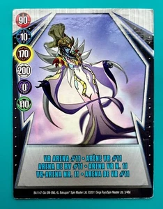 Rare, Bakugan, VR Arena # 11 , Metal, Magnetic Card. Free Post - Picture 1 of 2