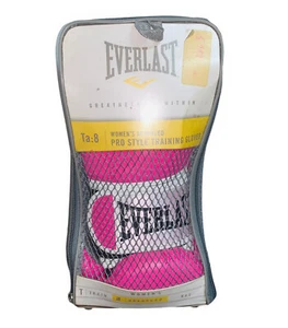 Everlast Women's Pro Style Training Gloves Pink - 8 oz. w/ TN-108 Hand Wraps - Picture 1 of 6