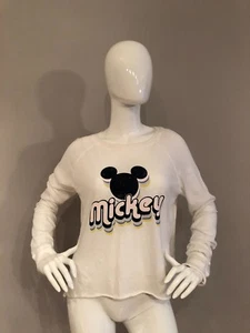 Disney Collection by David Lerner Mickey Mouse White T Shirt Size Medium - Picture 1 of 6