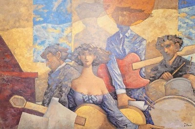 Giampaolo Talani  Serigrafia Musicisti Jazz III - Immagine 1 di 2