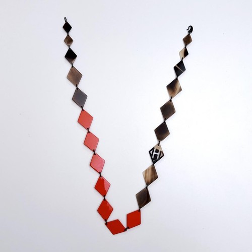 HERMÈS Collana corno di bufalo Hermes usata in ottime condizioni senza scatola 20 pollici autentica