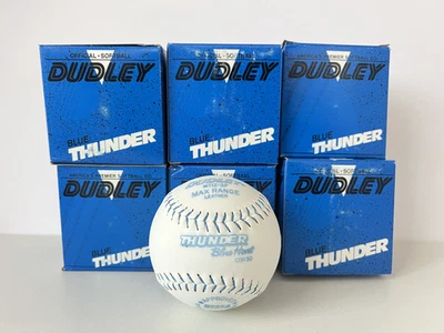 6 NUEVO Dudley Blanco Softbol WT-12SP MaxRange Cuero ThunderBlueHeat Cor50 USSSA Foto 1 de 4