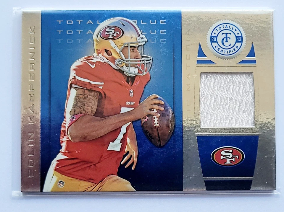 2013 Panini Totally Certified Football Totally Blue Materials /10 - Singles - Image 1 of 1