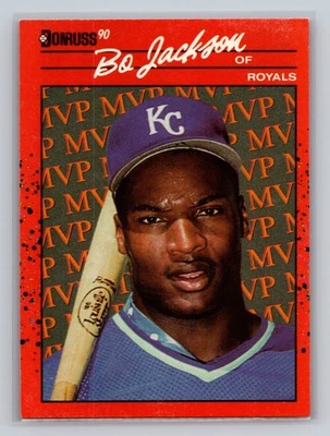 Bo Jackson 1990 Donruss Bonus MVP's #BC-1a Kansas City Royals - Image 1 of 2