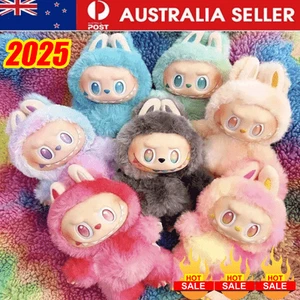 The Monsters BIG INTO Energy V3 Series Keychain Plush Doll 16cm - Luck (Purple)! - Picture 1 of 22