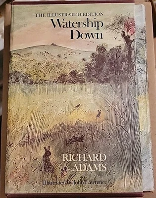 Watership Down by Richard Adams ILLUSTRATED EDITION Hardcover w/Slipbox HC DJ Foto 1 de 4