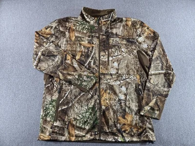 Realtree Jacket Men's Scent Factor XL Camo Long Sleeve Full Zip Scent Block - Image 1 of 4