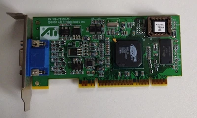 ATI Rage XL  8MB PCI Graphics Card Low profile *Tested, Working* - Image 1 of 4
