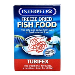 Interpet Freeze Fish Food Tubifex Worms 5g Tropical Marine Goldfish Turtle - Picture 1 of 6