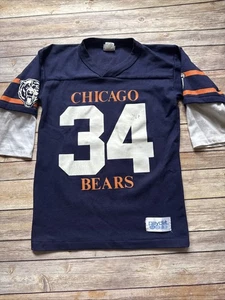Vintage 80s Chicago Bears Walter Payton Shirt Youth Medium Size USA Medium - Picture 1 of 10