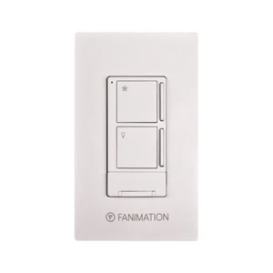 Fanimation Wall Control/Receiver 3 Fan Speeds & Light, White - WR501WH - Picture 1 of 1