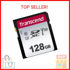 Transcend 128GB SDXC/SDHC 300S Memory Card TS128GSDC300S - Picture 1 of 2