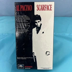 π₯ Scarface VHS 2 Tape Box Set Sealed With MCA Universal WATERMARKS Tony Montana - Picture 1 of 8