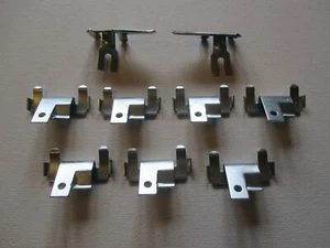 63 64 CHEV IMPALA FRONT WINDOW TRIM LOWER REVEAL CLIPS 1963 1964 WINDSCREEN - Picture 1 of 1