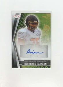 2022 Sage Autograph Black RC #A-BR Bernhard Raimann - Western Michigan /Colts - Picture 1 of 2