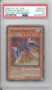 PSA 10 - Tarjeta Yu-Gi-Oh - TLM-EN010 - ULTIMATE INSECT LV7 (súper rara) - GEMA COMO NUEVA - Imagen 1 de 1